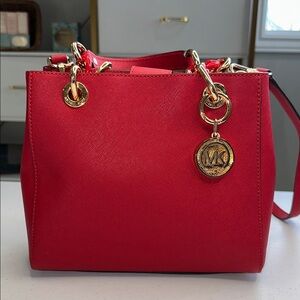 Michael Michael Kors Cynthia Small Cherry MSRP $298